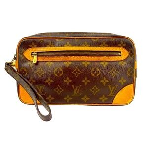 LOUIS VUITTON MARLY DRAGONNE GM CLUCTH BAG PURSE MONOGRAM M51825 TH8901 112761